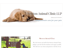 Tablet Screenshot of newtonanimalclinic.com